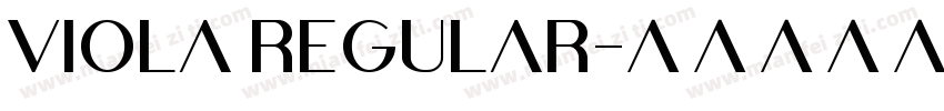 VIOLA Regular字体转换